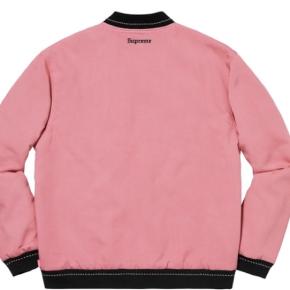 NWT Supreme Diamond Rayon Bomber jacket size M. - Picture 3 of 3